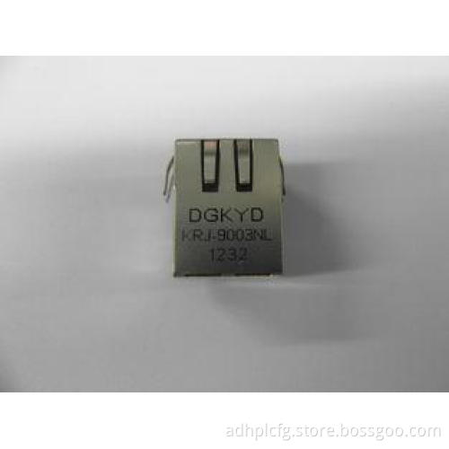 10/100M Tab Down RJ45 Transformer / Filter with PBT Black H